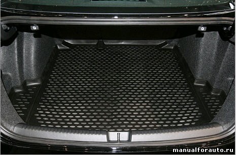 Коврик в багажник VW Jetta Trendline, 2011->, сед. (полиуретан)