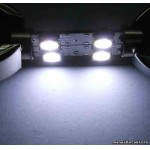 фото Светодиодная двухцокольная лампа 4 smd 31 мм